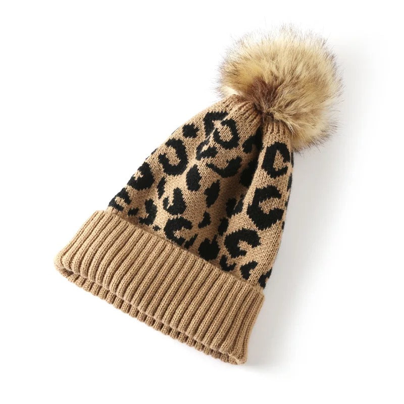 Leopard Knitted Hat